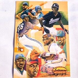 1994 Ted Williams card company checklist w/ Michael Jordon & Derek Jeter